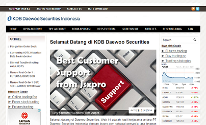 KDB Daewoo Securities Indonesia 1 Online Stock Trading Indonesia bisnis online