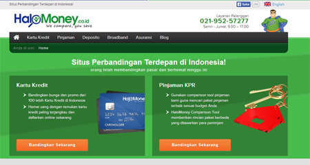 Ultimaprensa - Website untuk Membandingkan Jasa Keuangan HaloMoney Indonesia