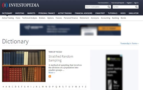 Investopedia Ensiklopedia Keuangan  - Perencana Keuangan Independen Finansialku
