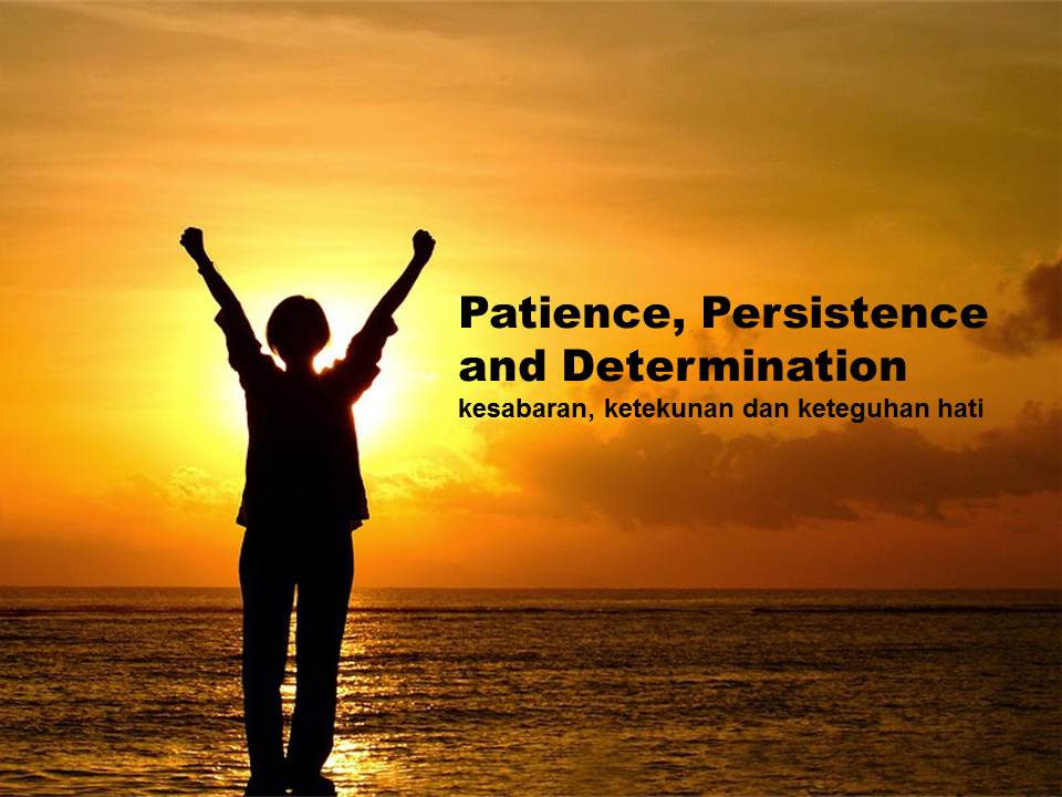 Patience, Persistence and Determination - Perencana Keuangan Independen Finansialku