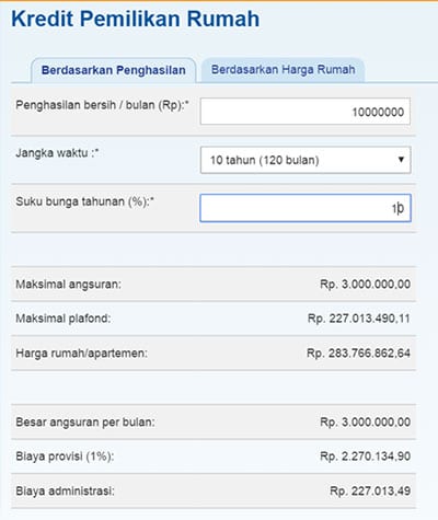 Pernah Coba Simulasi KPR dengan Kalkulator KPR 01 - Perencana Keuangan Independen Finansialku
