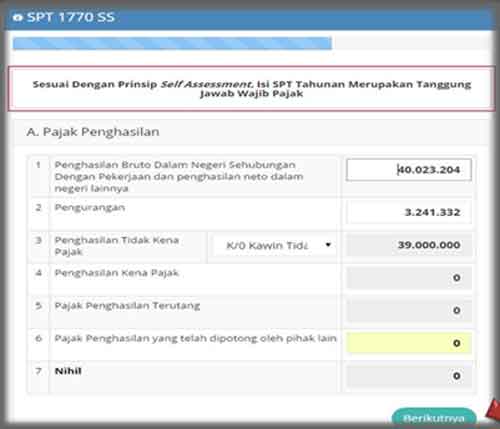 Ketahui Cara e-Filing Pajak SPT 1770 SS 7 - Finansialku
