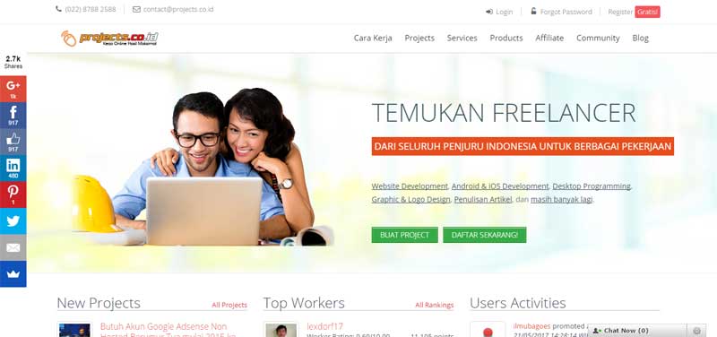 9 Situs Lowongan Kerja Freelance untuk Cari Uang Tambahan dengan Kerja Online dan Kerja Dari Rumah 04 - Finansialku
