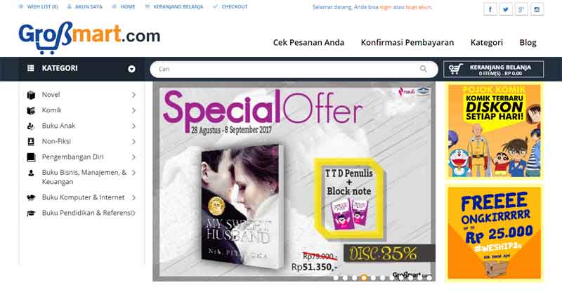Tips Berburu Buku di Toko Buku Online Terpercaya Indonesia 05 - Finansialku
