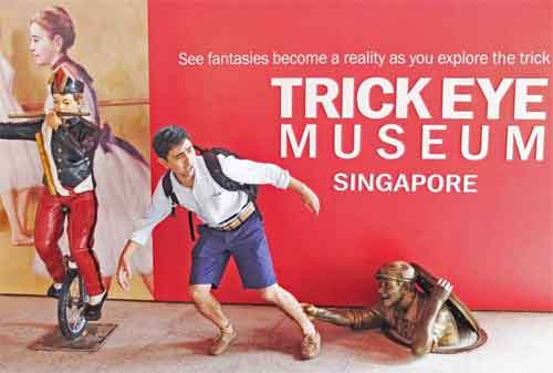 Tempat Wisata di Singapura 13 Trick Eye Museum - Finansialku