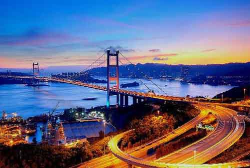 Wisata di Hong Kong 10 Jembatan Tsing Ma - Finansialku