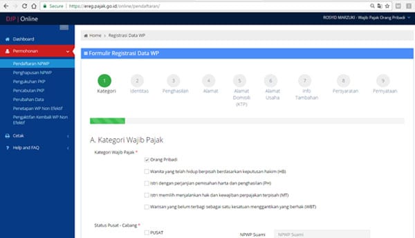 Cara Membuat NPWP Pribadi 11 - Finansialku