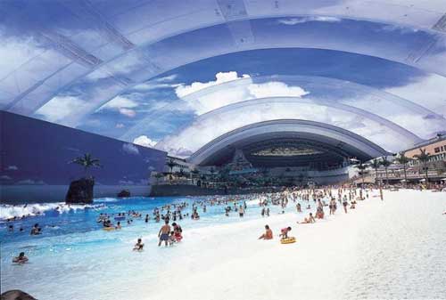Kolam Renang Termahal di Dunia 04 Seagaia Ocean Dome - Finansialku