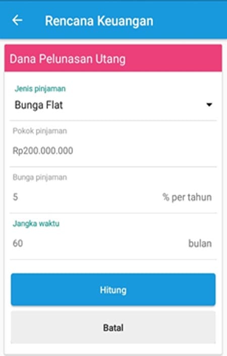 Aplikasi Ultimaprensa Dana Pelunasan Utang 1 Finansialku