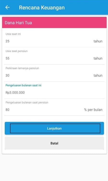 Rencana Dana Hari Tua Aplikasi Ultimaprensa 2