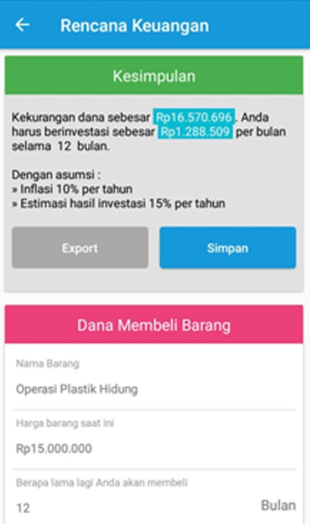 Rencana Keuangan Aplikasi Ultimaprensa 1