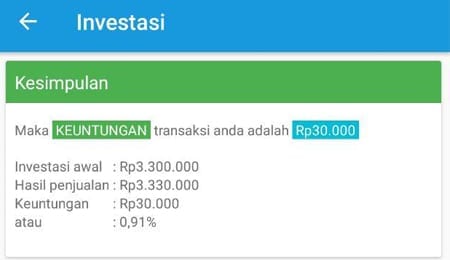 Simulasi Investasi Emas Aplikasi Ultimaprensa 3