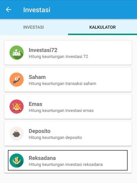Simulasi Perhitungan Investasi Reksa Dana Aplikasi Ultimaprensa 1