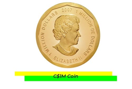 Uang Kuno Termahal 08 (C$1M Coin) - Finansialku