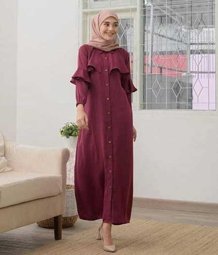 Tampil Trendy Dengan Baju Gamis Terbaru Tahun Ini 07 Gamis Casual - Finansialku